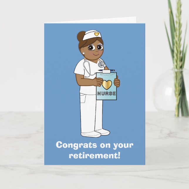Nurse: Congratulations on Your Retirement Card (Front)