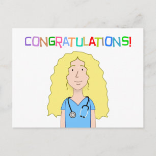 Nurse Congratulations Postcard