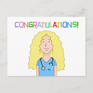Nurse Congratulations Postcard