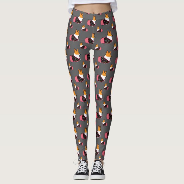 Nurse Corgi Leggings (Front)