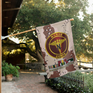 Nurse Corps Desert Storm House Flag