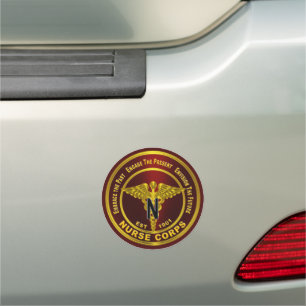 Nurse Corps Veteran Car Magnet