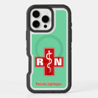 Nurse Cross Initials Name Template