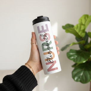 Nurse   Custom Elegant Nurse Graduation   Nursing  Thermal Tumbler