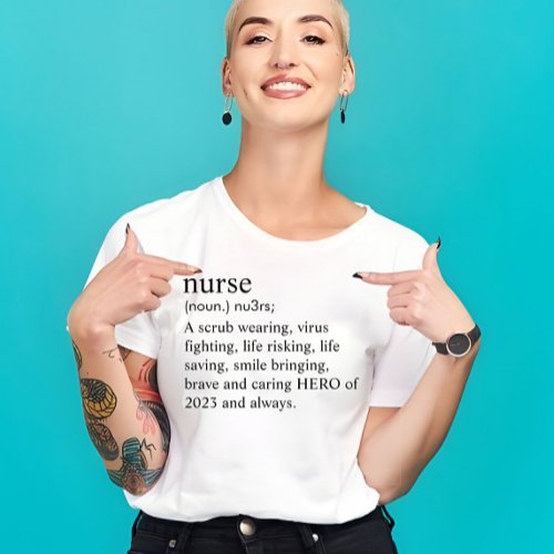 Nurse Custom Funny Definition Gift  T_Shirt