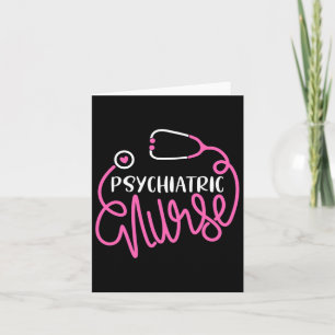 Nurse -cute Rn Mental Health Nursing Psych Nurse Card
