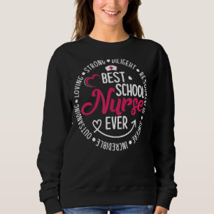 Nurse Day 2022 Er Nurses Week Best School Nurse Ev Sweatshirt
