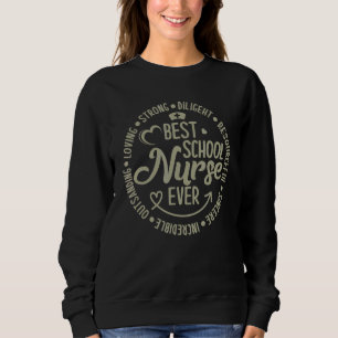 Nurse Day 2022 Er Nurses Week Best School Nurse Ev Sweatshirt
