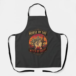 Nurse Day Witch Night Cross Hands Halloween_1 Apron