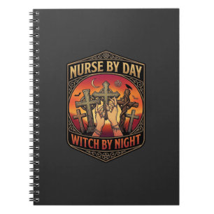 Nurse Day Witch Night Cross Hands Halloween_1 Notebook