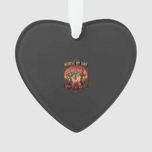 Nurse Day Witch Night Cross Hands Halloween_1 Ornament