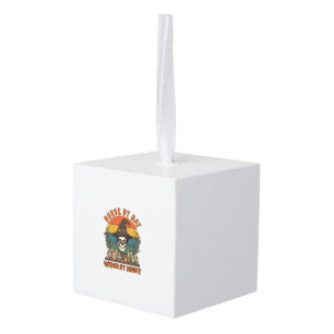 Nurse Day Witch Night Halloween Skull Potions_1 Cube Ornament