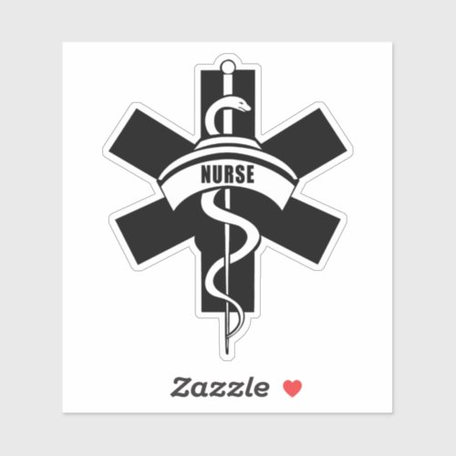 Nurse Dedication Sticker