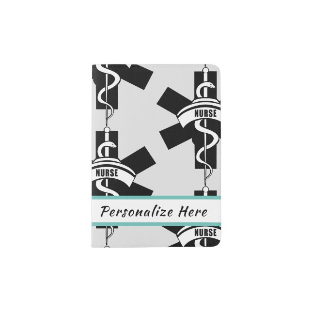  Nurse Dedication Symbols    Passport Holder (Front)