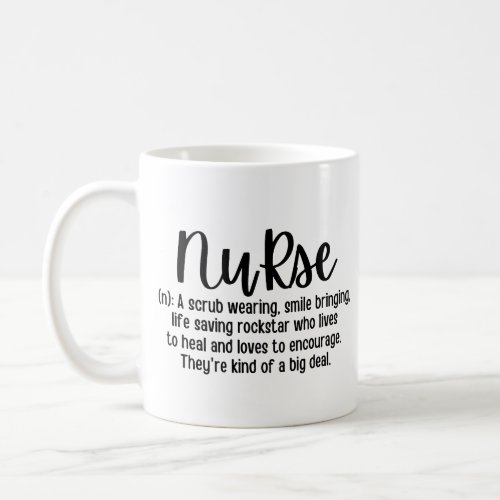 Nurse Definition Coffee Mug