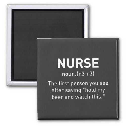 Nurse Definition Funny  Registered Nurse Gifts Magnet