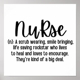 Nurse Definition Poster