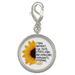 Nurse Definition Yellow Sunflower Essential Worker Charm