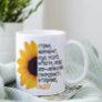 Nurse Definition Yellow Sunflower Essential Worker Coffee Mug