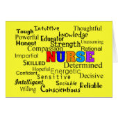 Nurse Describing Words Gifts (Front Horizontal)