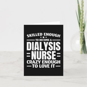 Nurse Dialysis Nurse Medical Kidney Disease 2 Card