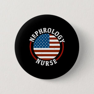 Nurse Dialysis Nurse Medical Kidney Disease Usa  Button