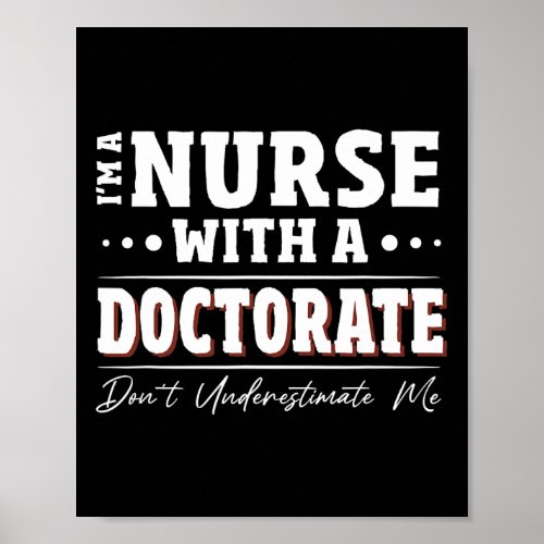 Nurse Dnp Phd Doctorate Graduation Present Dnp Nur Poster