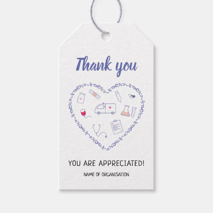 Nurse Doctor Appreciation Thank You Essential Work Gift s Zazzle