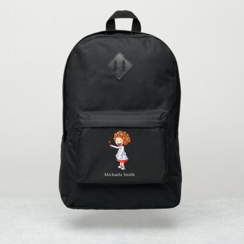 Nurse Doctor Girl Medical Health Care Port Authority Backpack