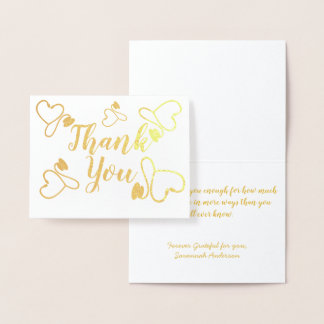 Nurse Doctor Healthcare Worker Thank You Foil Card