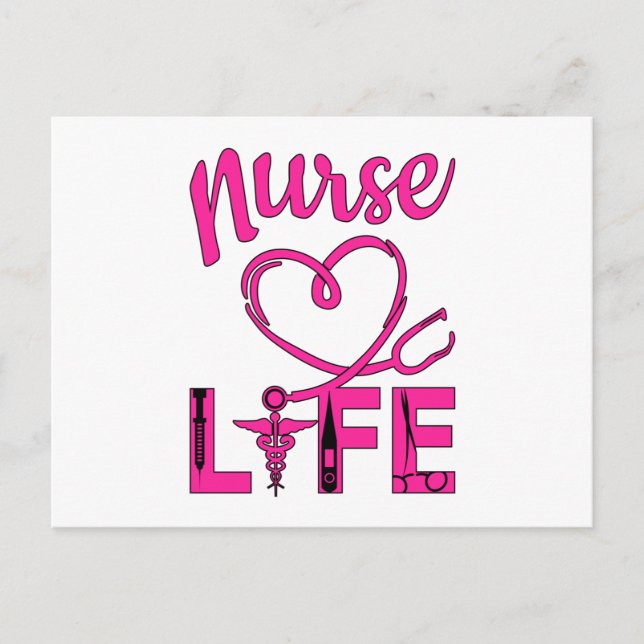 Nurse Doctor Hospital Nursing Medicine Gift Idea Postcard (Front)