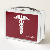 Cute Nurse, Doctor, Medical, Healthcare Themed Metal Lunch Box