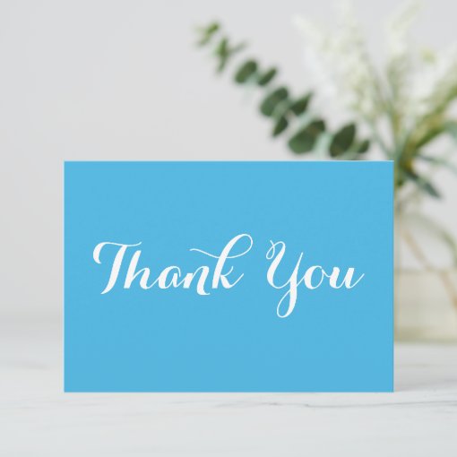 Nurse Doctor Medical Healthcare Hospital Elegant Thank You Card | Zazzle