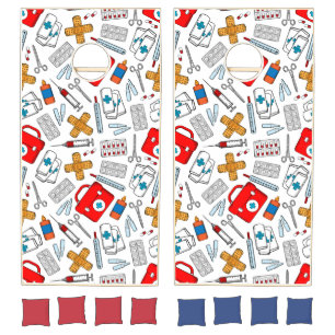 Nurse, Doctor, Medical, Healthcare Themed Cornhole Set