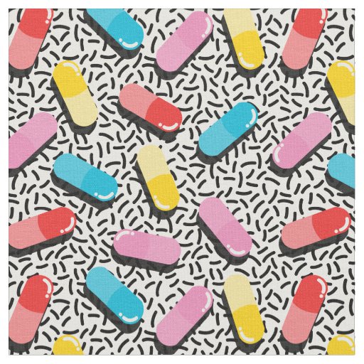 Nurse Doctor Medical Pattern Fabric