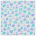 Nurse Doctor Medical Pattern Fabric
