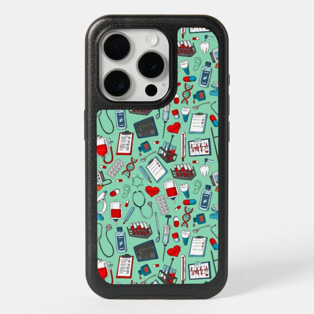 Nurse, Doctor, Medical Professional Themed    iPhone 15 Pro Case (Back)