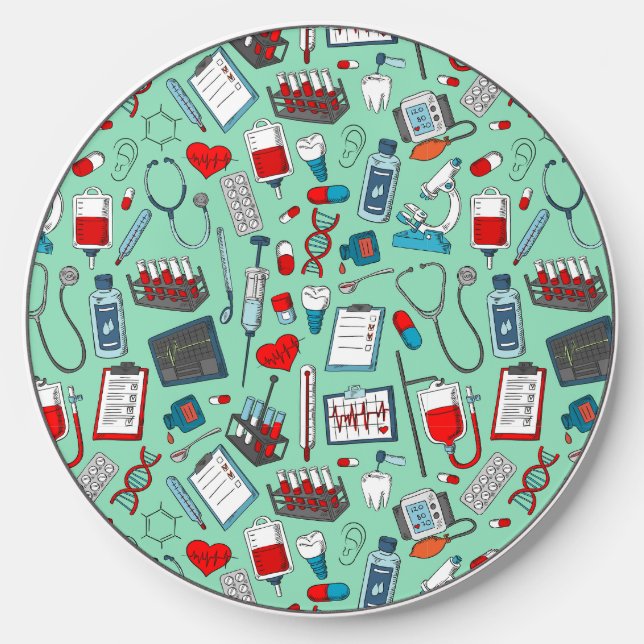Nurse, Doctor, Medical Professional Themed   Wireless Charger (Front)