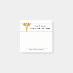 Nurse Doctor Medical rep name desk note organizer