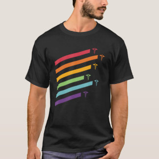 Nurse Doctor Rainbow Pride LGBTQ T-Shirt