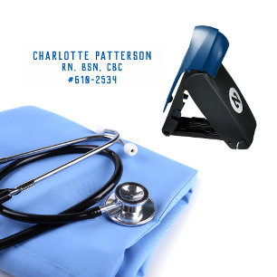 Nurse Doctor Signature Name Medical Professional Pocket Stamp