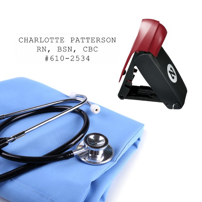 Nurse Doctor Signature Stamp Simple Modern Script (Creator Uploaded)