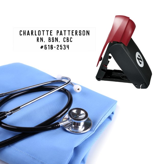 Nurse Doctor Signature Stamp Simple Modern Script (Creator Uploaded)