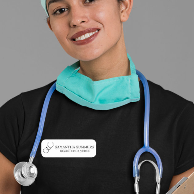 Nurse name hot sale tag