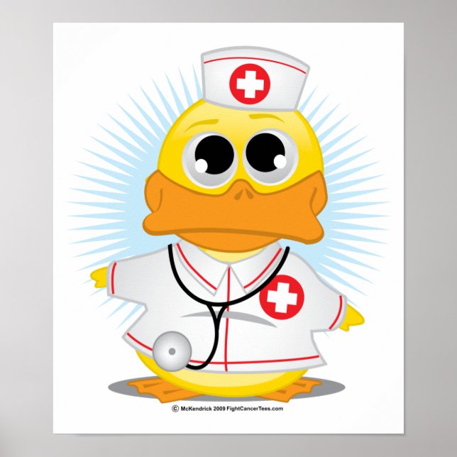 Nurse Duck Poster (Front)
