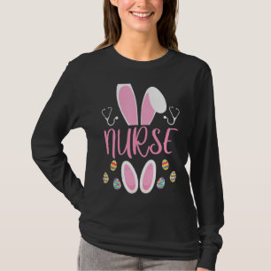 Nurse Easter Egg Hunting Rabbit Rn Easter Day Bunn T-Shirt