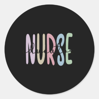 Nurse Educator Appreciation Nursing Education Classic Round Sticker
