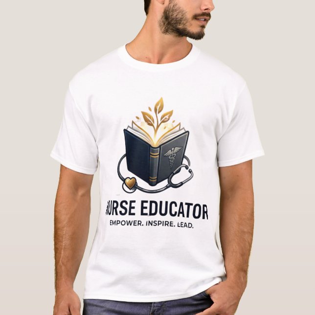 Nurse Educator Empower Inspire Lead T-Shirt (Front)