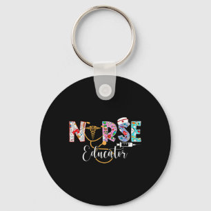 Nurse Educator Nursing School Instructor Stethosco Keychain