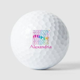 Nurse Elegant Color Golf Balls